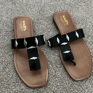 Coach and Four Sandals Size 8 1/2